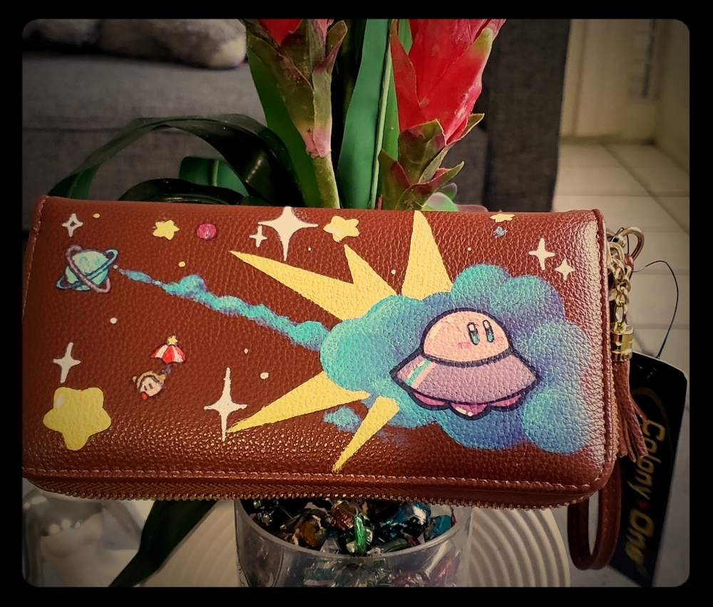 Wallet Kirby in the Space